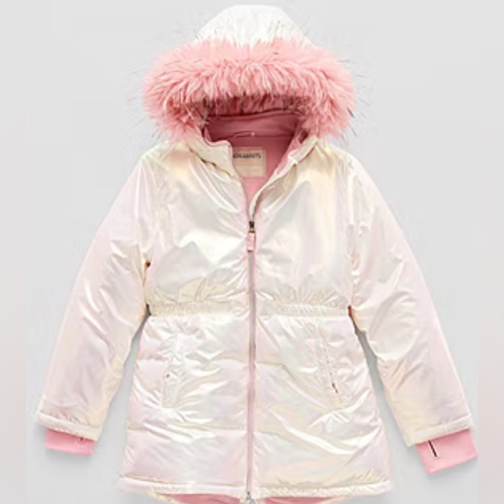 Girls Iridescent Heavyweight Parka